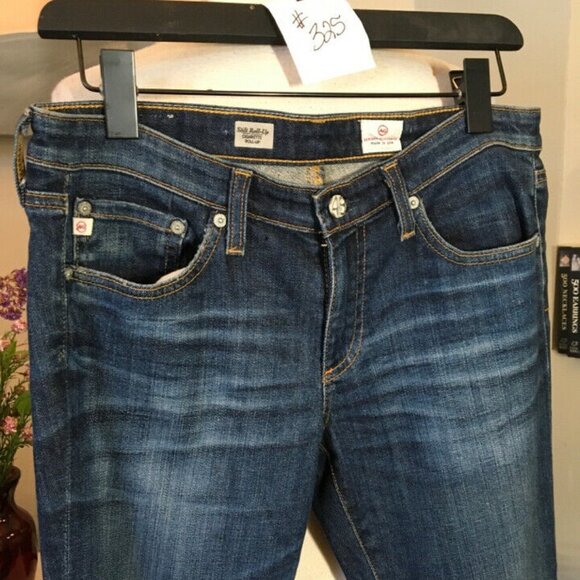 Adriano Goldschmed Blue Stilt Roll-Up Skinny Jeans - Picture 4 of 11